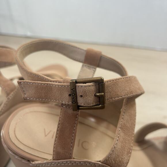 Vionic Bonita Women Wedge Supportive Active Adjustable Sandal Macaroon Size 9.5 - Picture 13 of 16